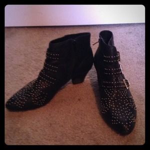 Jeffrey Campbell starburst ankle boots
