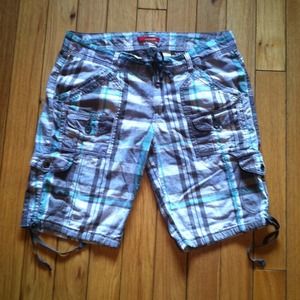UnionBay Plaid Cargo Shorts