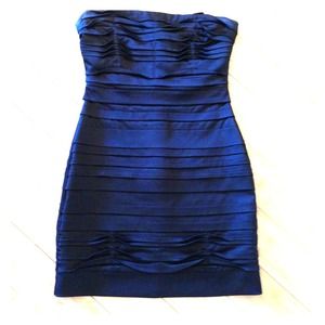 BCBG black mini cocktail dress. Like New!