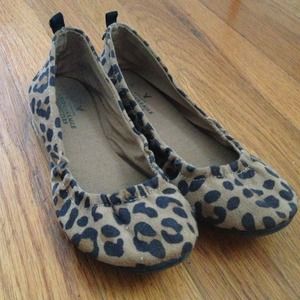 Cheetah ballet flats from American eagle