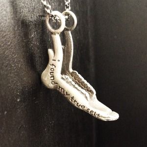 Sterling Silver Jaw Bone Necklace