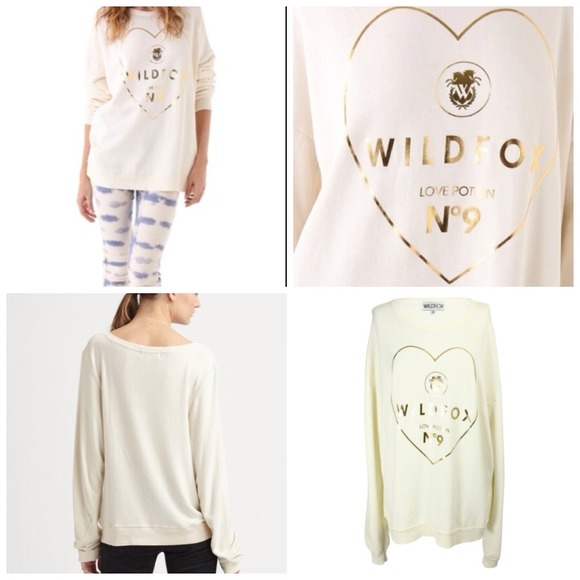Wildfox oversized fleece sweater NOTRADES