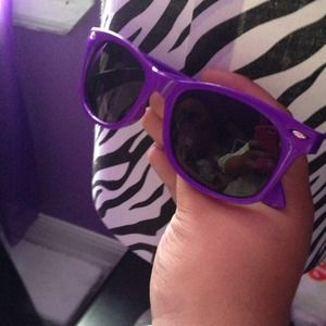 Purple sunglasses