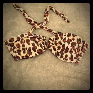 Hold!!Victoria's Secret animal print bandeau top
