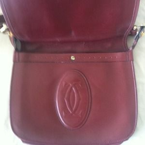 Authentic Cartier shoulder bag.