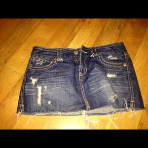 Blue jean skirt