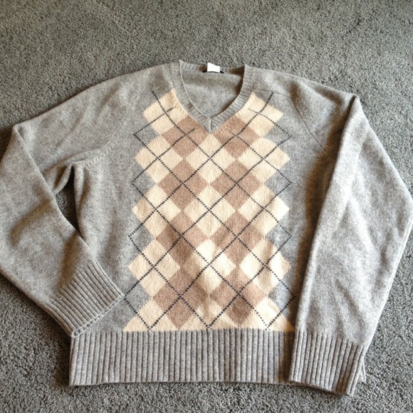 SOLD Argyle sweater Jcrew