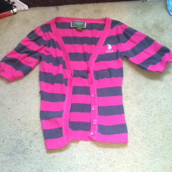Polo cardigan.