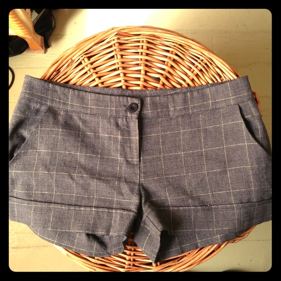 Grey and gold shorts