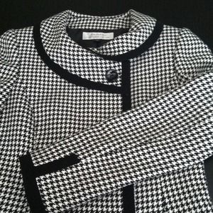 Tahari houndstooth jacket