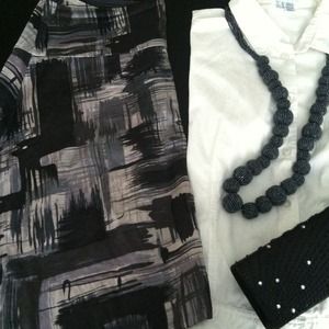 The Limited modern silk skirt