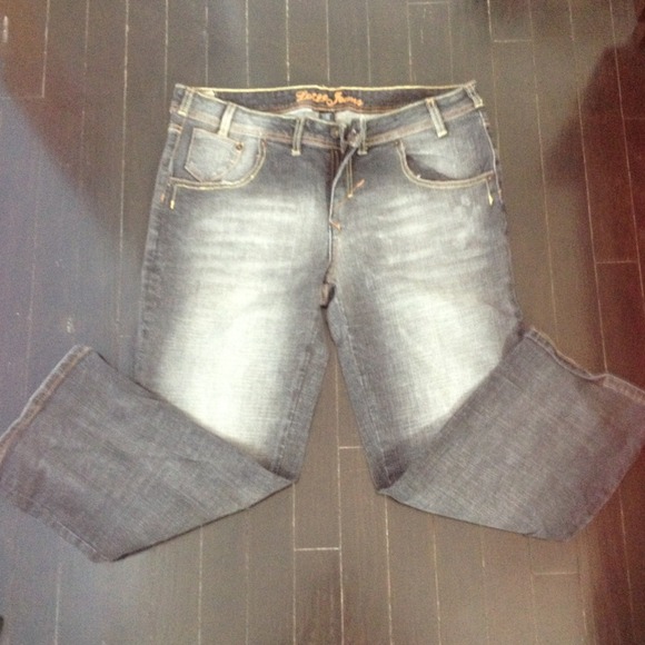 Black/grey Jean Capri