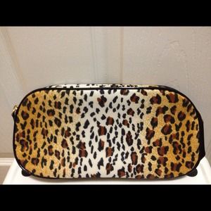 Leopard print cosmetic bag  ***SOLD***