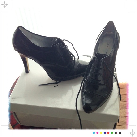 ❌Sold in Bundle❌NWOT Blck Ptnt Lthr Oxfords 7 - Picture 2 of 3
