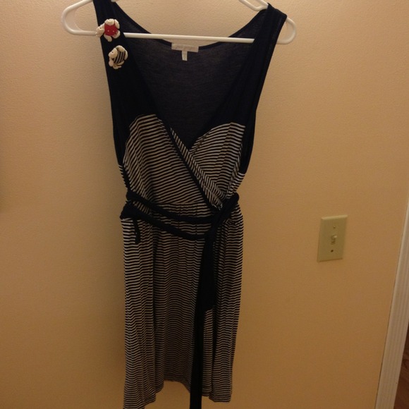 SOLD🌟HOST PICK 🌟 Navy striped. Nautical Dress - Picture 3 of 3