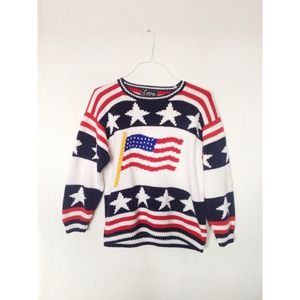 Patriotic 4th of July sweater