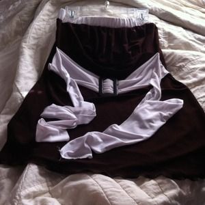 Strapless top