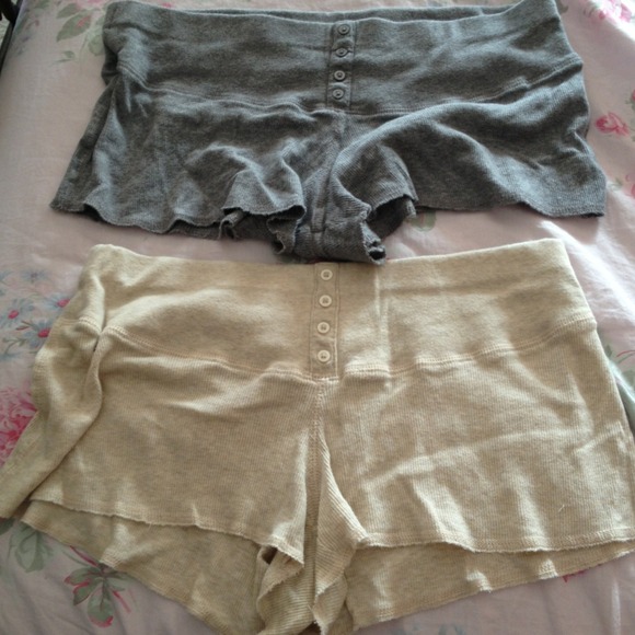 2 pairs of pajama shorts