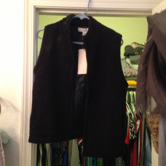 Cute Black Zip up fleece