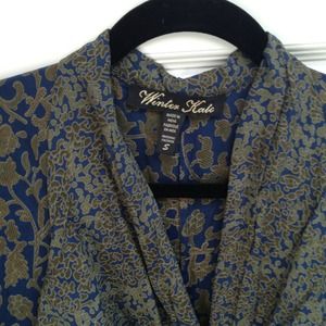 Winter Kate silk lined boho maxi dress