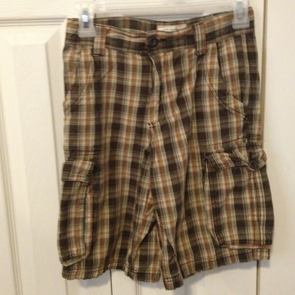*Bundle Deal*2 pair boys plaid shorts and 1 solid