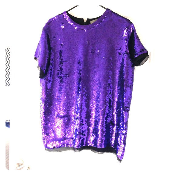Proenza Schouler sequin boyfriend tee