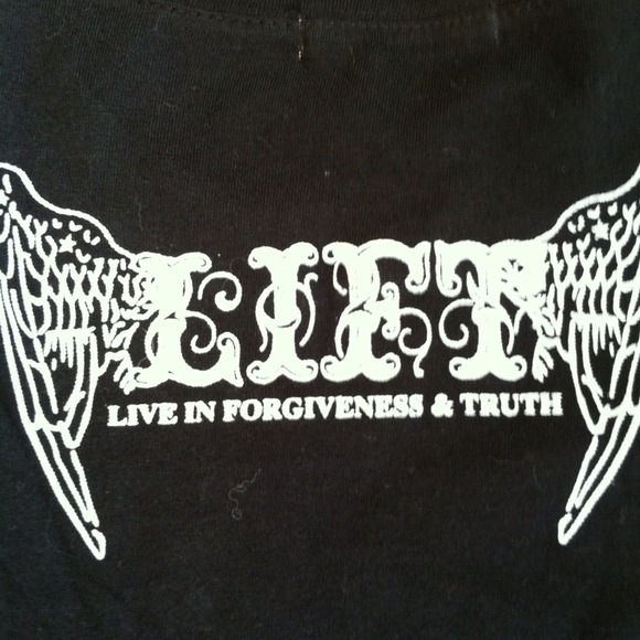 Jeweled Motorcycle black t-shirt - Picture 2 of 3