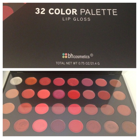 32 lipgloss color palette 💄❤