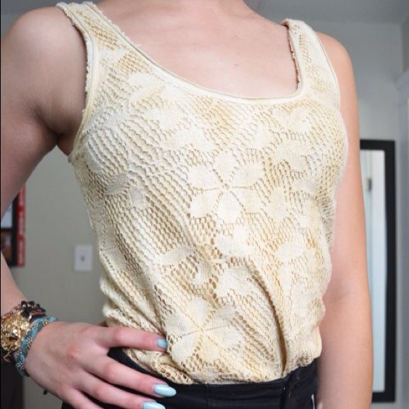 Free people crochet tank
