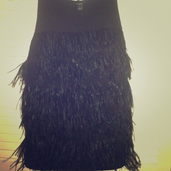 Fabulous Feather black tank
