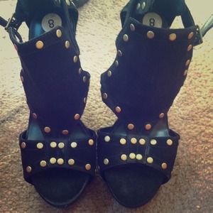 Cute suede shoes