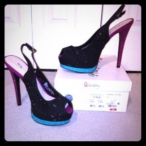 Multi color sling backs