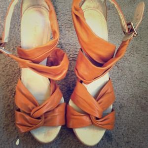 Italian leather brown shoes