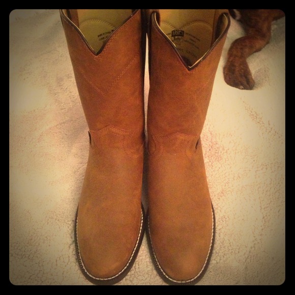 Justin work boot brand new never worn size 81/2