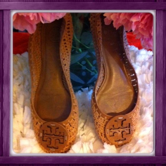 Tory Burch Shoes - Sold! Authentic TORY BURCH tan flats