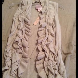 SALE!! Romeo & Juliet Couture Ruffled Sweater