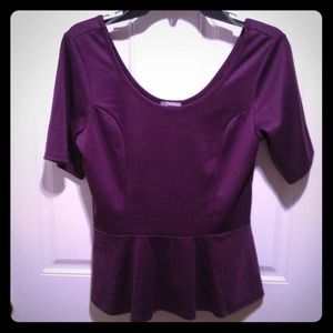 ✂️REDUCED✂Eyelash Couture brand - peplum top XL