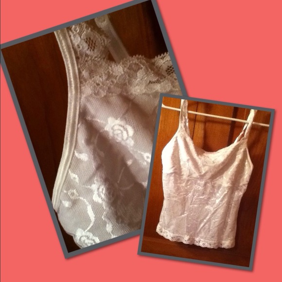 🎉🎉Naughty & nice!Perfect white lace! Never worn!