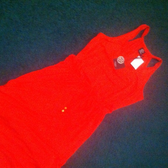 Price reduced Beautiful peach/coral Maxi dress - Picture 4 of 4