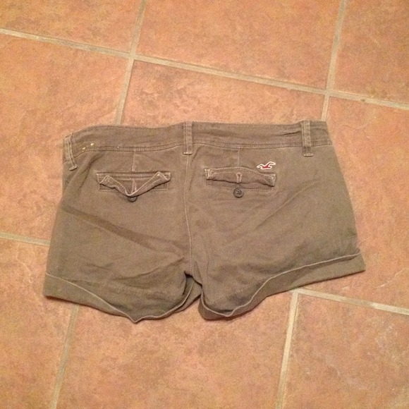 Army green shorts