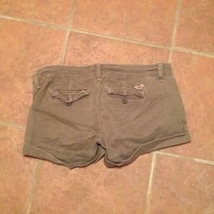 Army green shorts