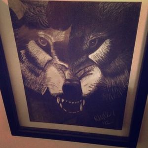 My custom charcoal artwork