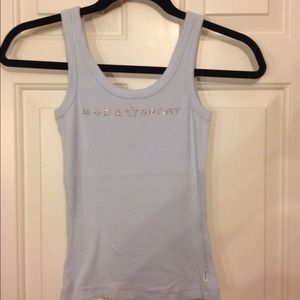 Bebe sport jeweled tank - baby blue