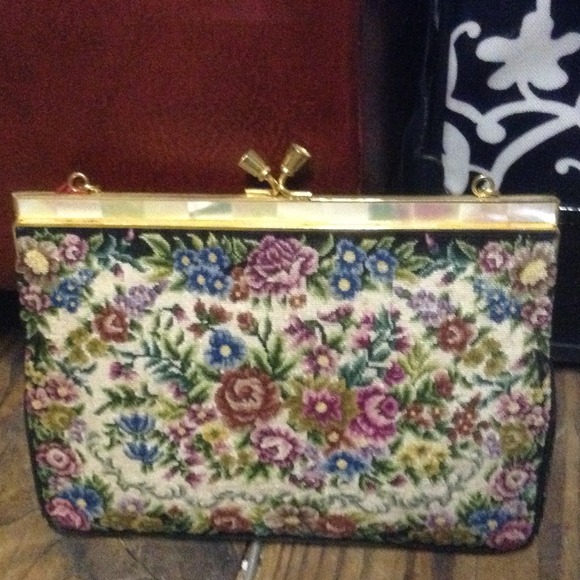 Tapestry evening bag