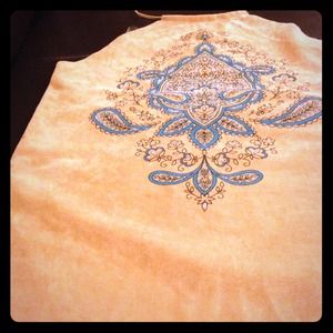 Ethnic motif halter top