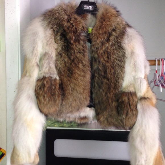 ‼️reduced‼️Auth coyote/raccoon fur coat