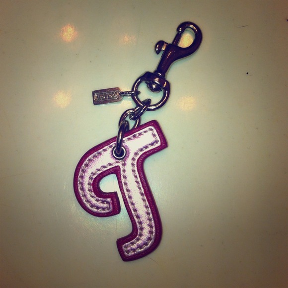 Coach initial key fob