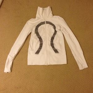 White Lululemon jacket