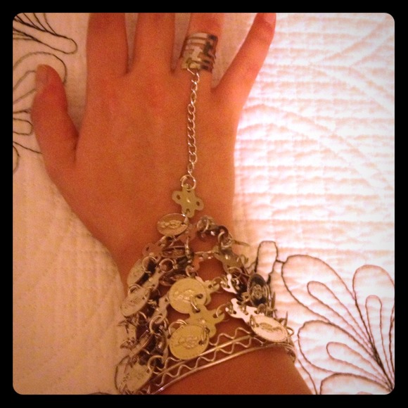 Jewelry - Greek bracelet and attached ring