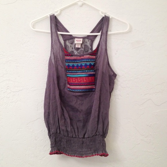 Mossimo Boho Tribal Top Size Small - Picture 1 of 2